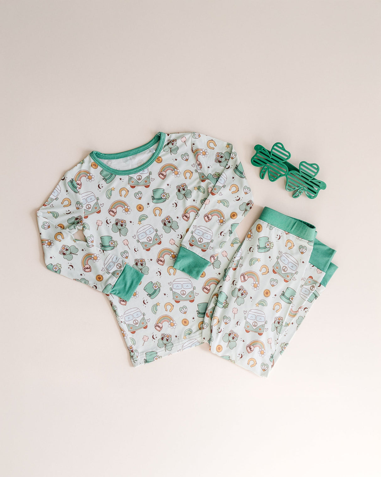Bamboo Two Piece Set | St. Patrick's - HoneyBug