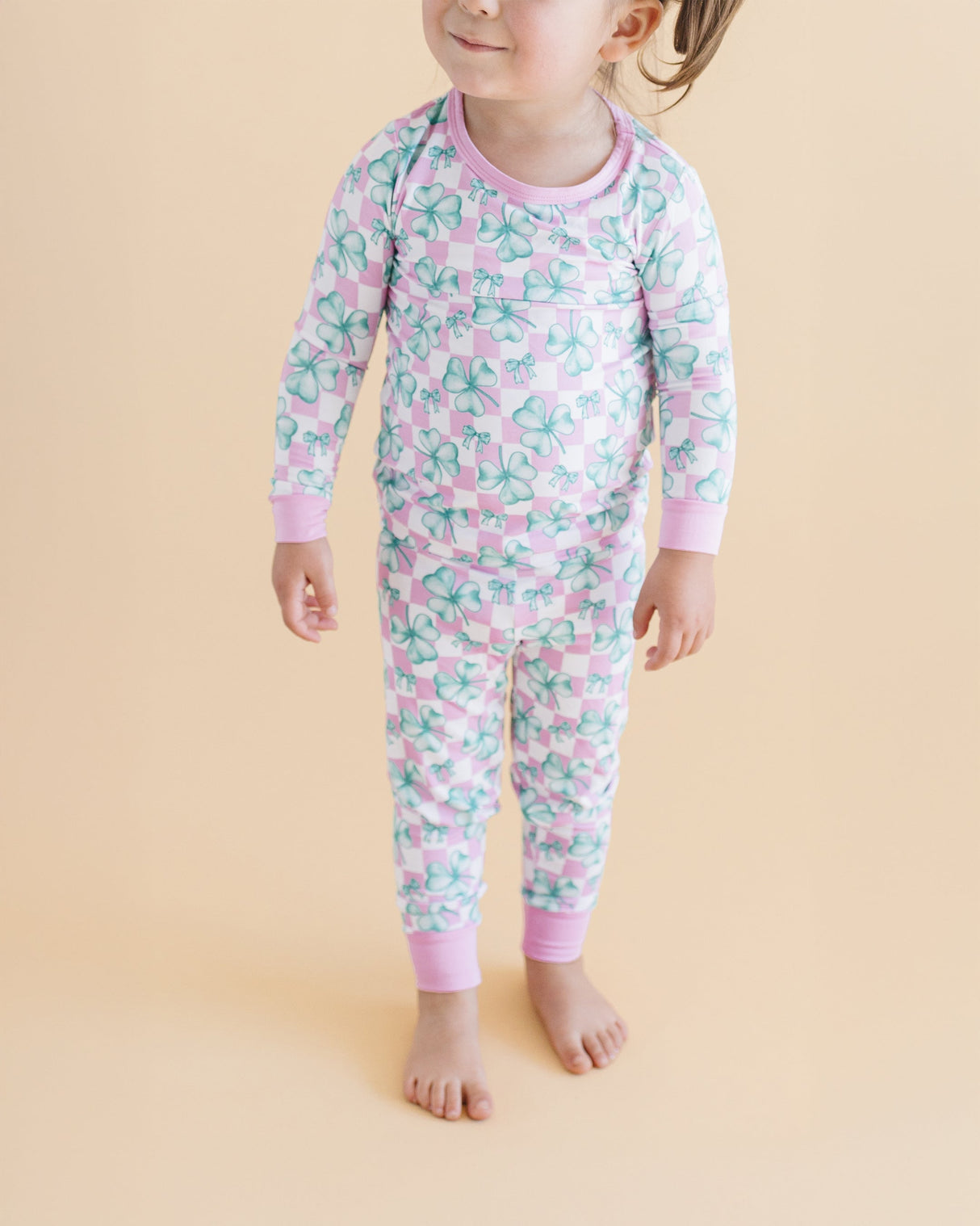 Bamboo Two Piece Set | Shamrock & Bows - HoneyBug