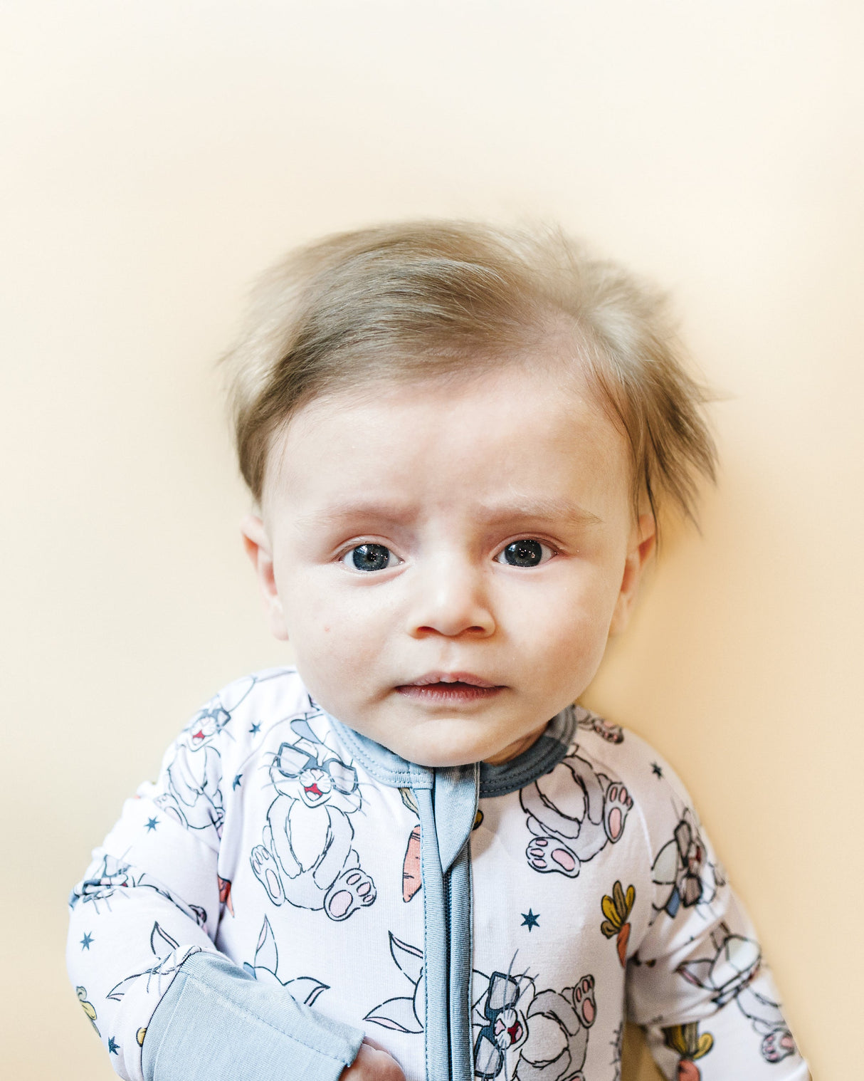 Bamboo Zip Romper | Rad Bunny - HoneyBug