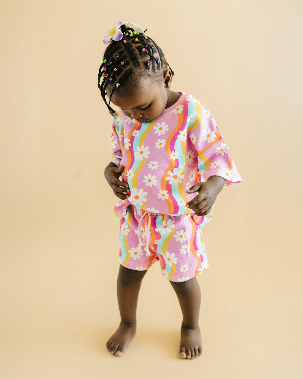 Shorts Set | Groovy Daisy - HoneyBug