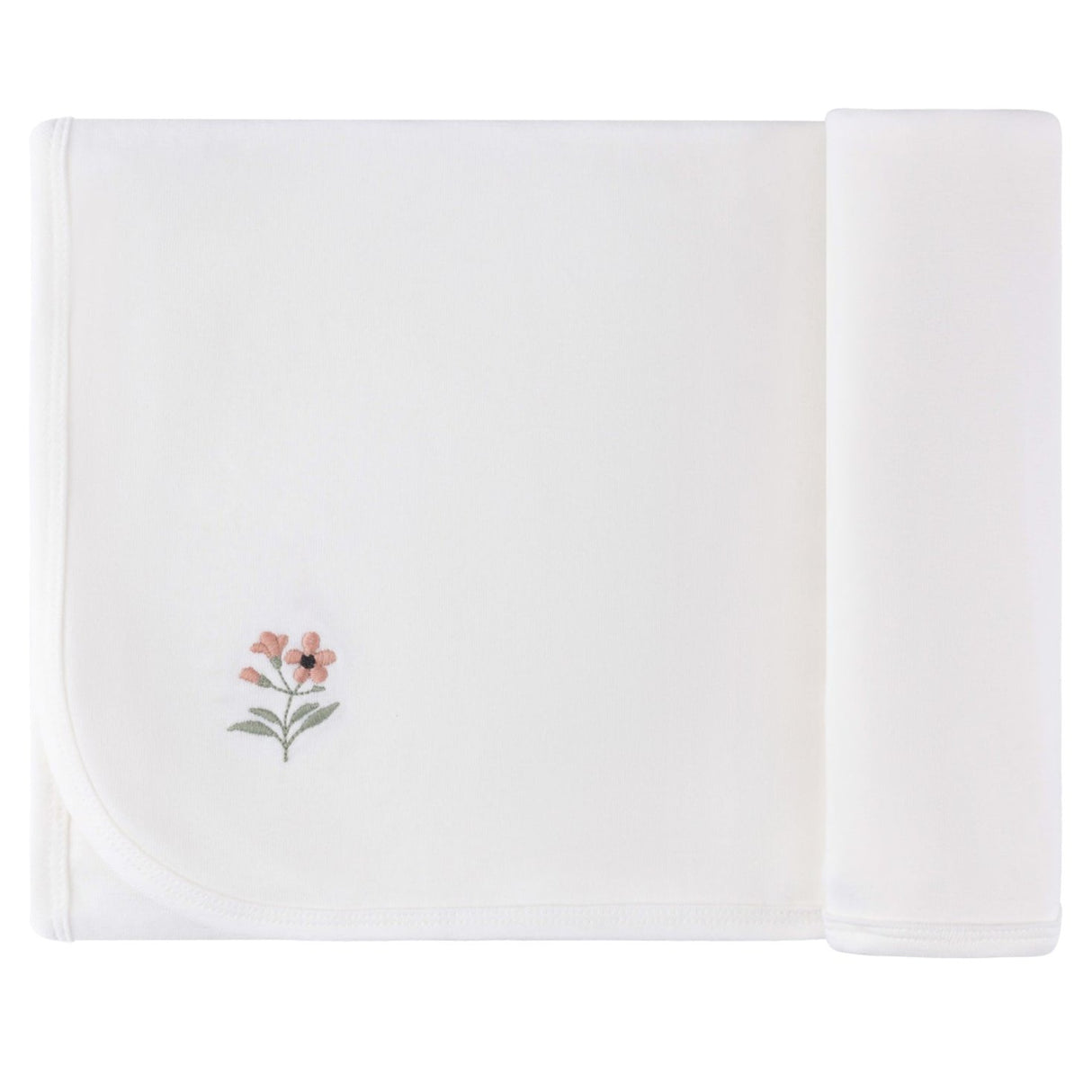 Cotton - Pocket Full of Flowers Collection - Blanket - HoneyBug