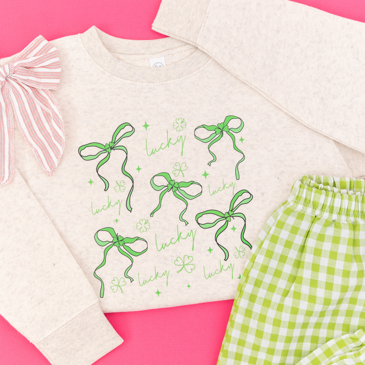 Lucky Coquette Bows Sweatshirt