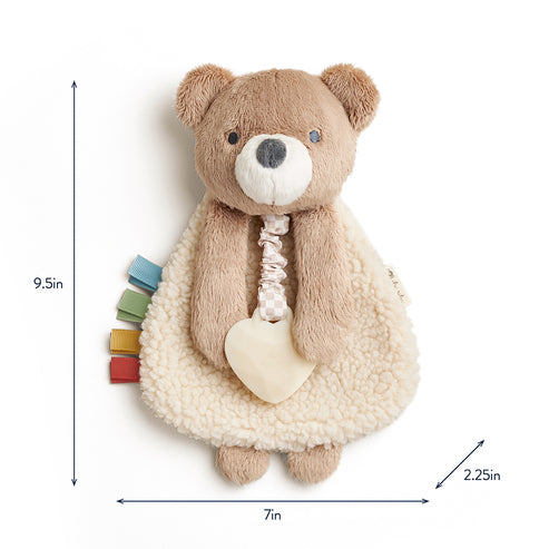 Itzy Lovey™ Plush and Teether Toy - Theo the Bear - HoneyBug