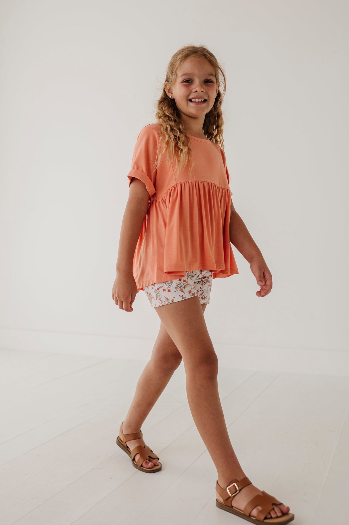 Girl's Printed Twill Shorts