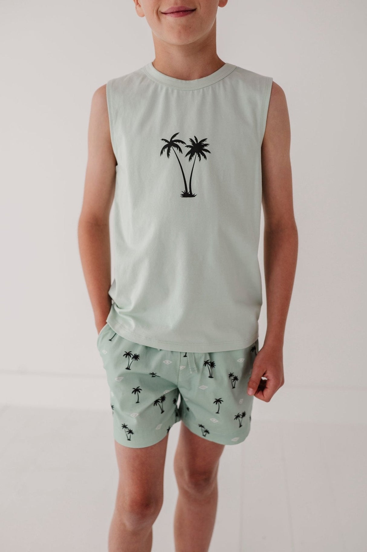 Boy's Twill Beach Shorts