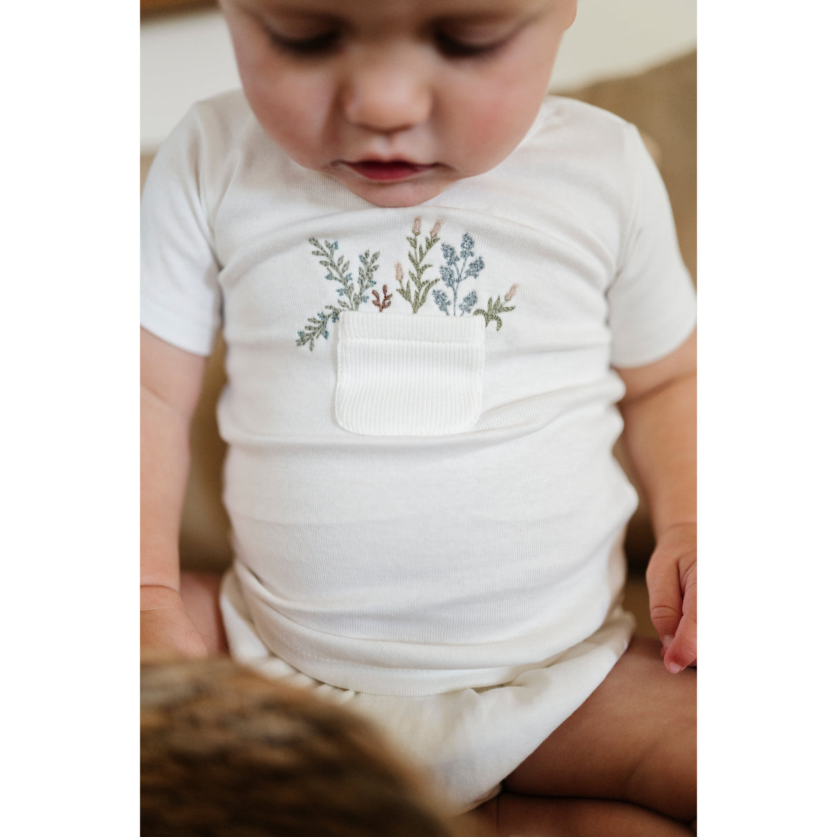 Pocket Full of Flowers Collection Top + Bloomer Boys - HoneyBug