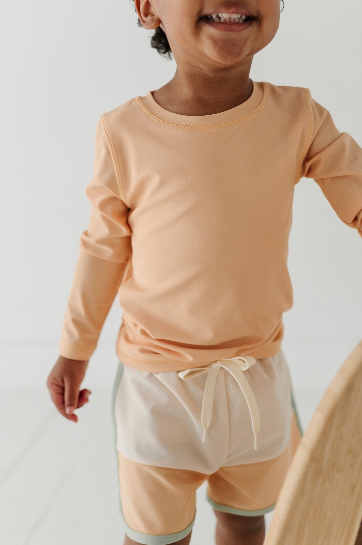 Boy's Long Sleeve Rash Guard Swim Shirt