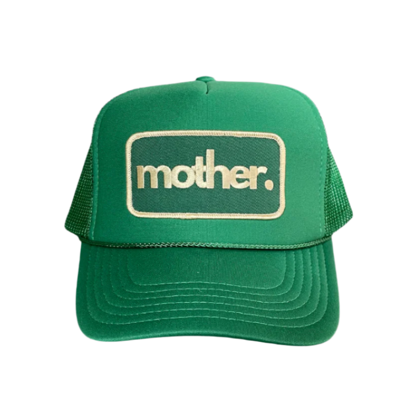 Mother Patch Trucker Hat - Kelly Green - HoneyBug
