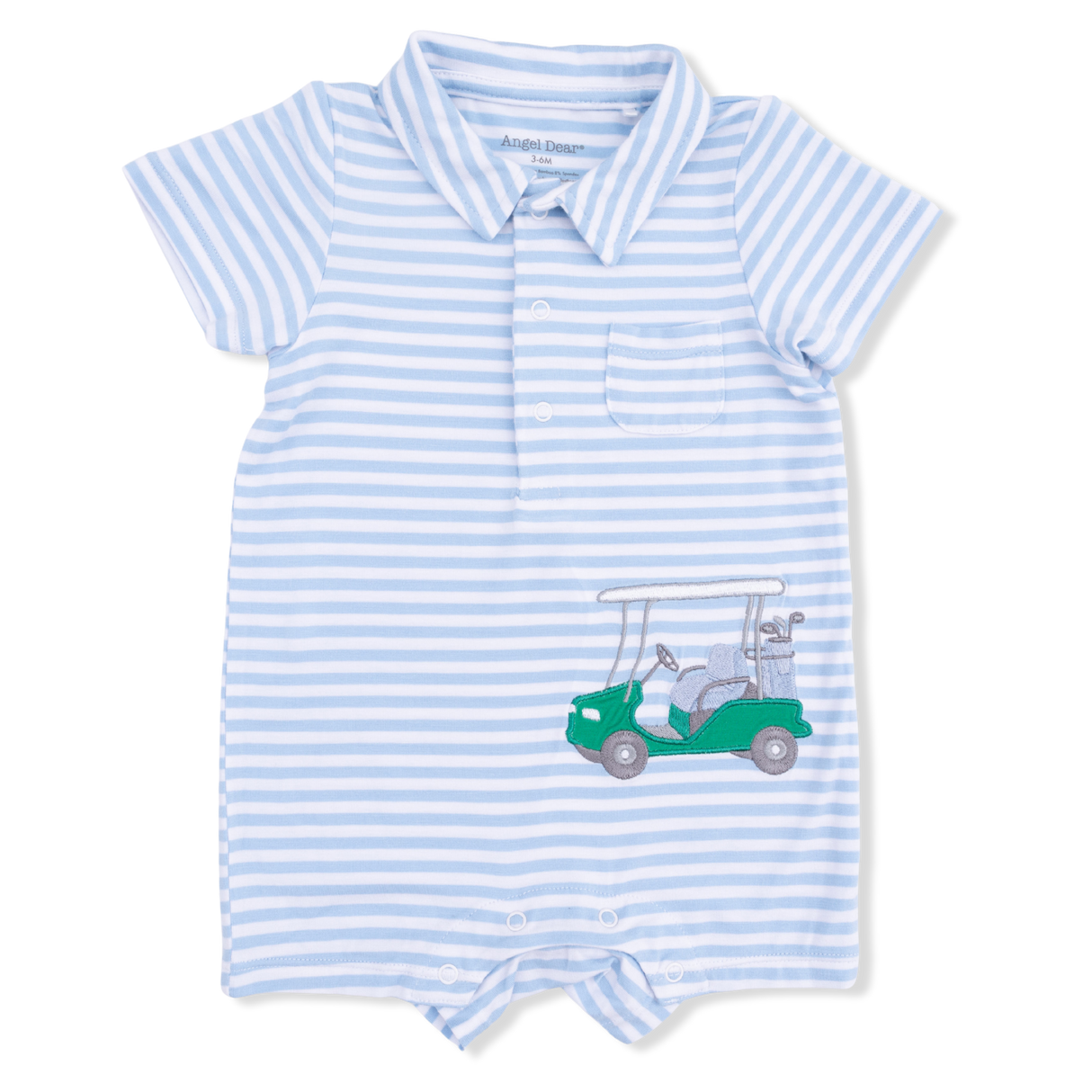 Striped Golf - Polo Shortie