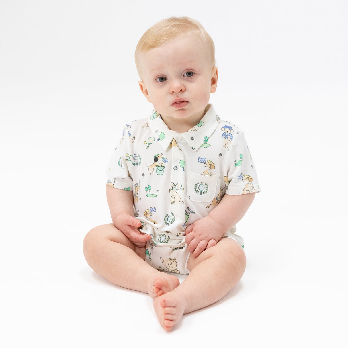 Country Club Dogs Neutral - Polo Shortie