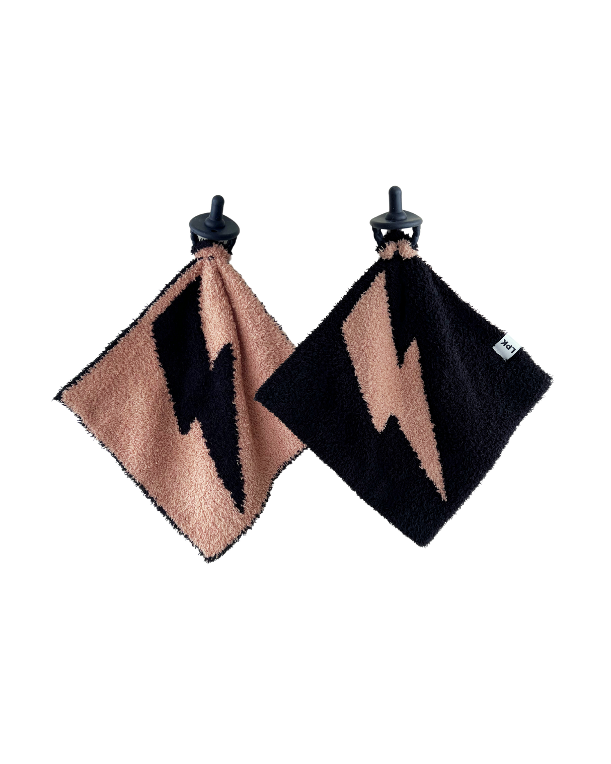 Lightning Bolt Plush Lovey | Mocha - HoneyBug