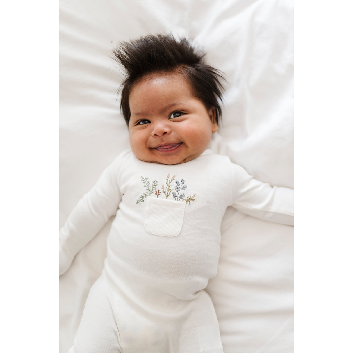 Cotton - Pocket Full of Flowers Collection - Blanket - HoneyBug