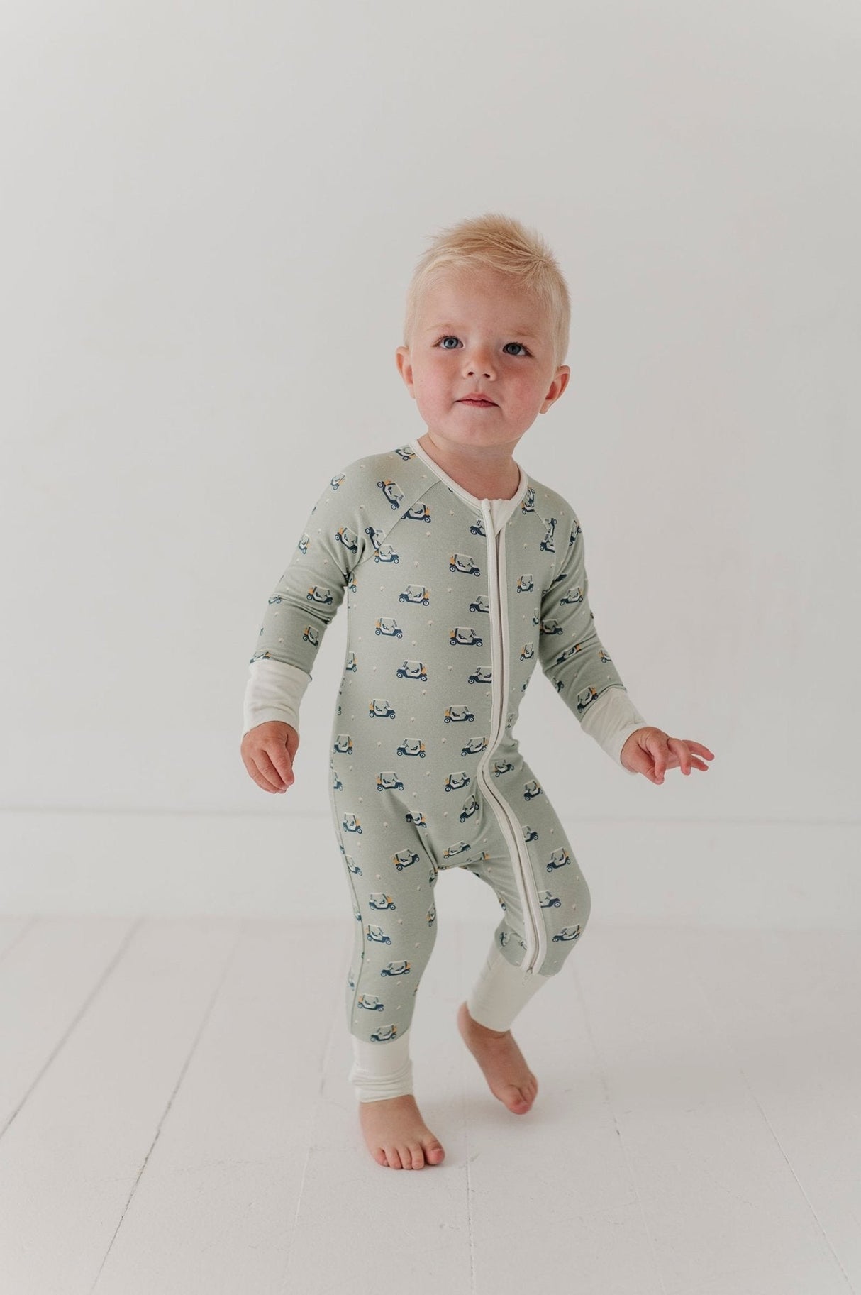 Baby Long Sleeve Zip Romper