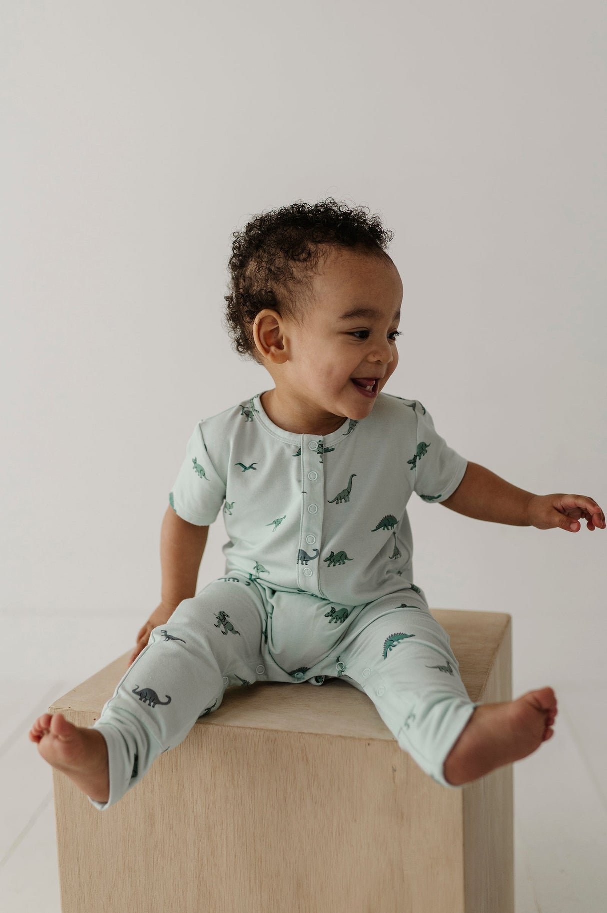 Short Sleeve Henley Romper