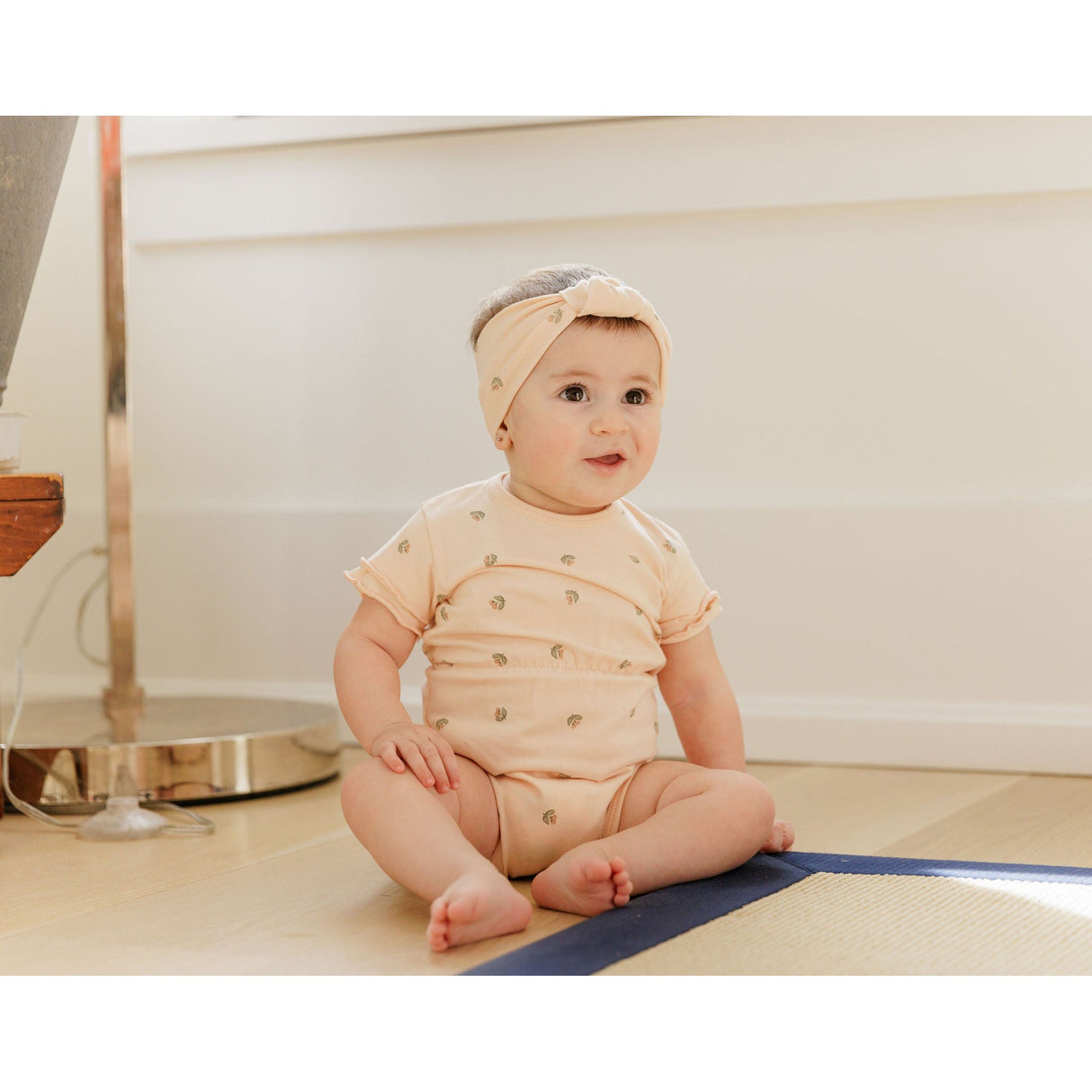 Jersey Cotton - Vintage Floral Collection - Romper - HoneyBug