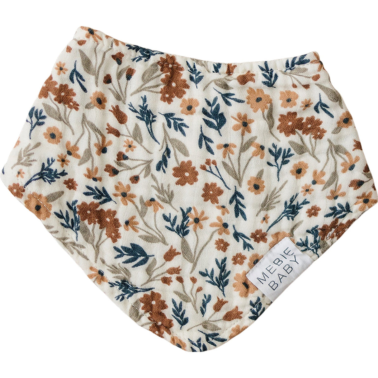 Harvest Floral Muslin Bib - HoneyBug