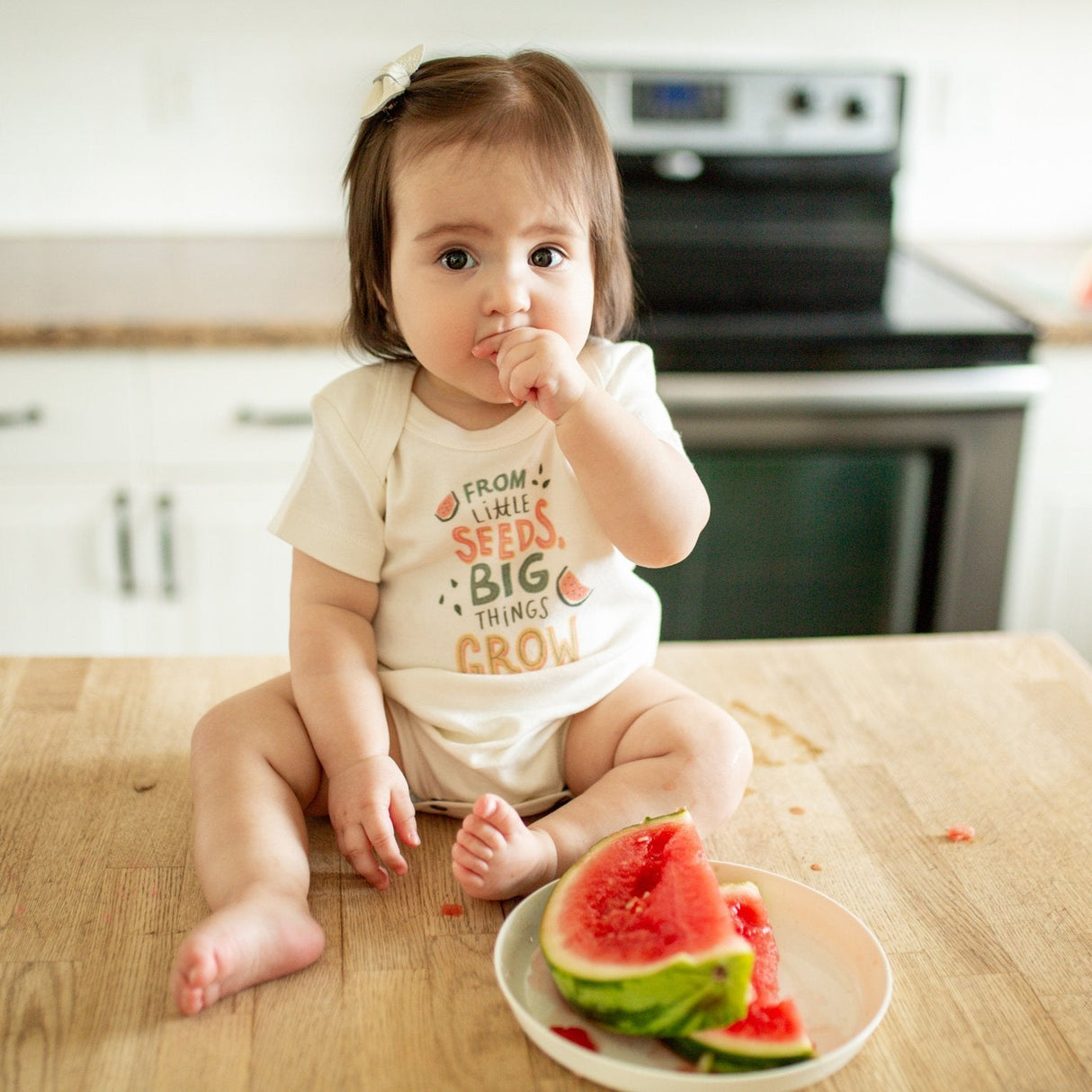 graphic bodysuit | from little seeds - HoneyBug