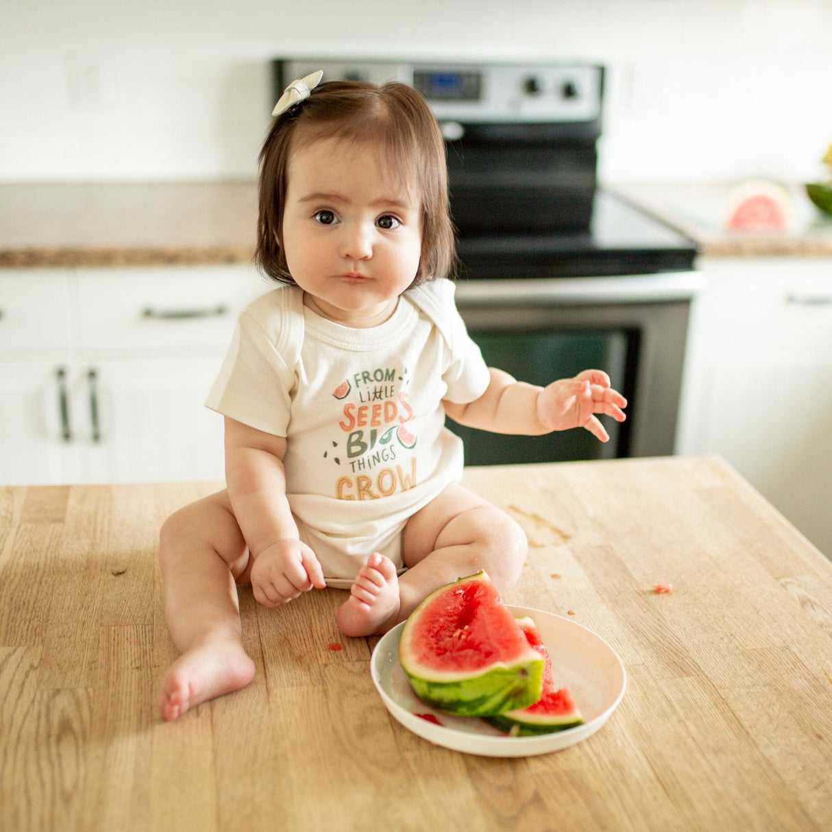 graphic bodysuit | from little seeds - HoneyBug