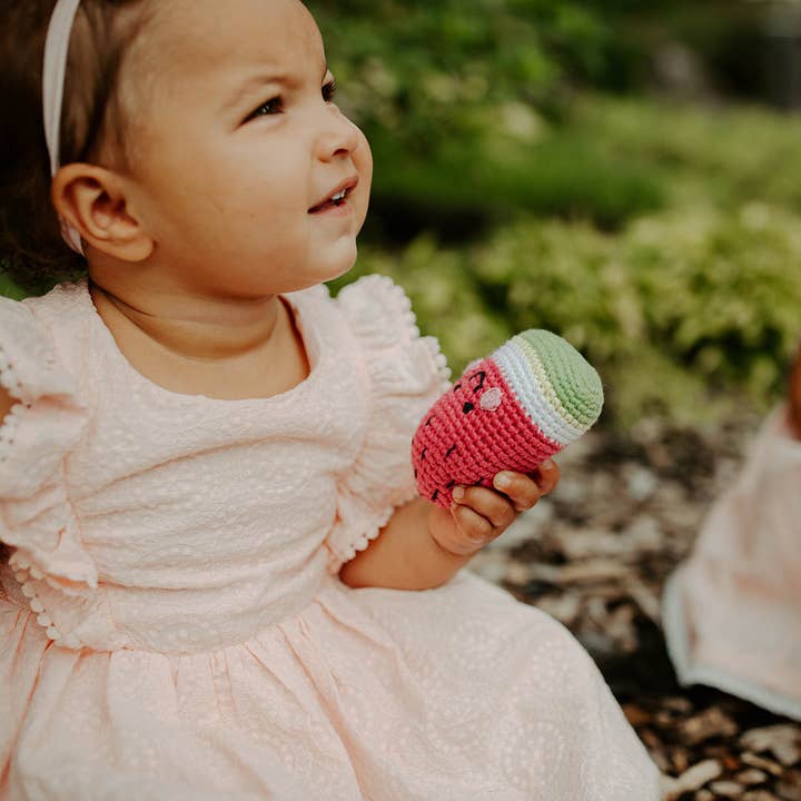 Friendly Watermelon Rattle - HoneyBug