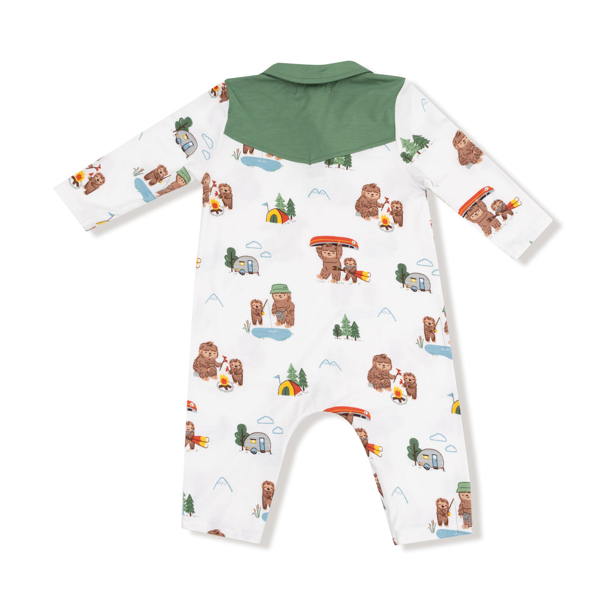 Long Sleeve Cowboy Romper - HoneyBug