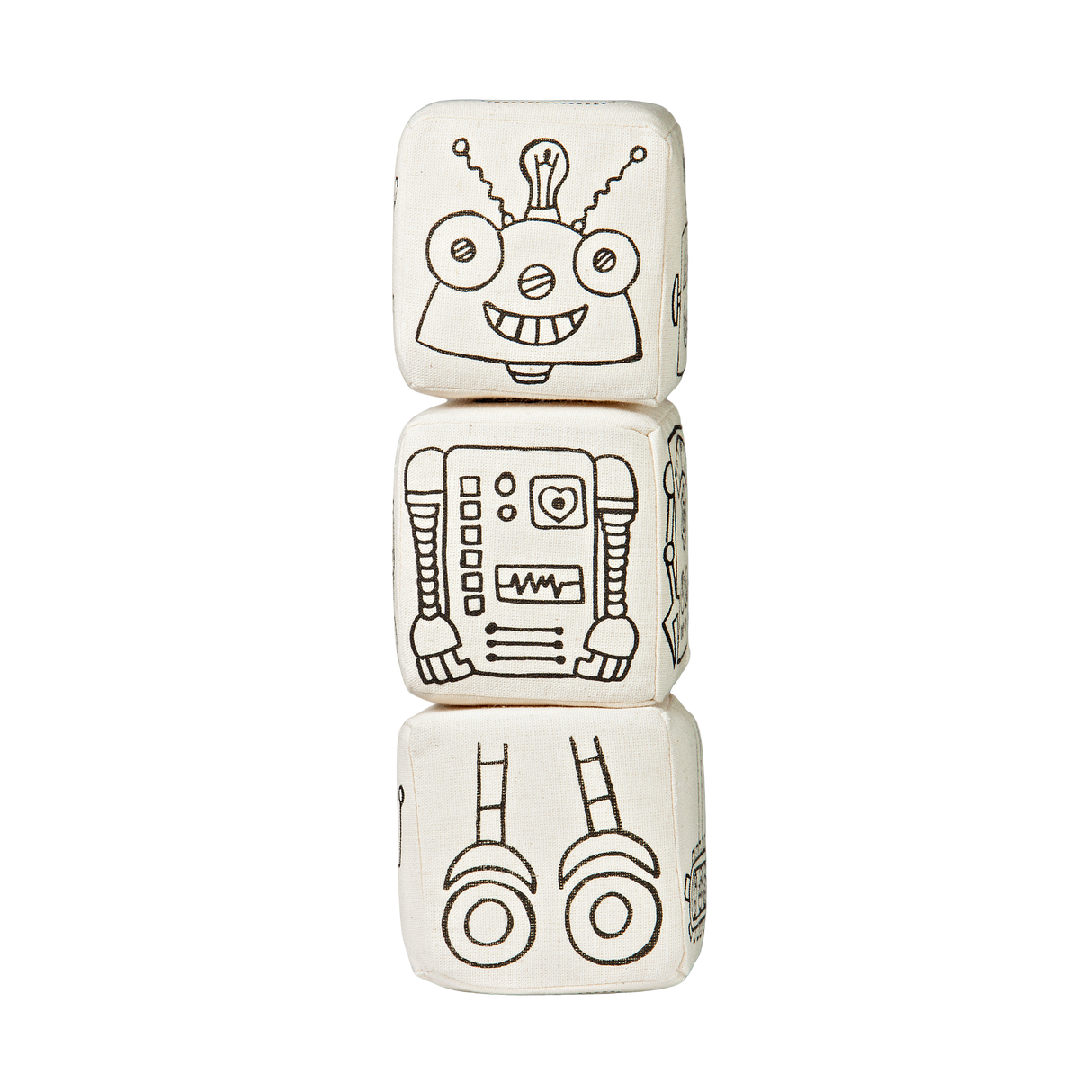 Kiboo Kids Blocks with Magnets - Robot Set - HoneyBug