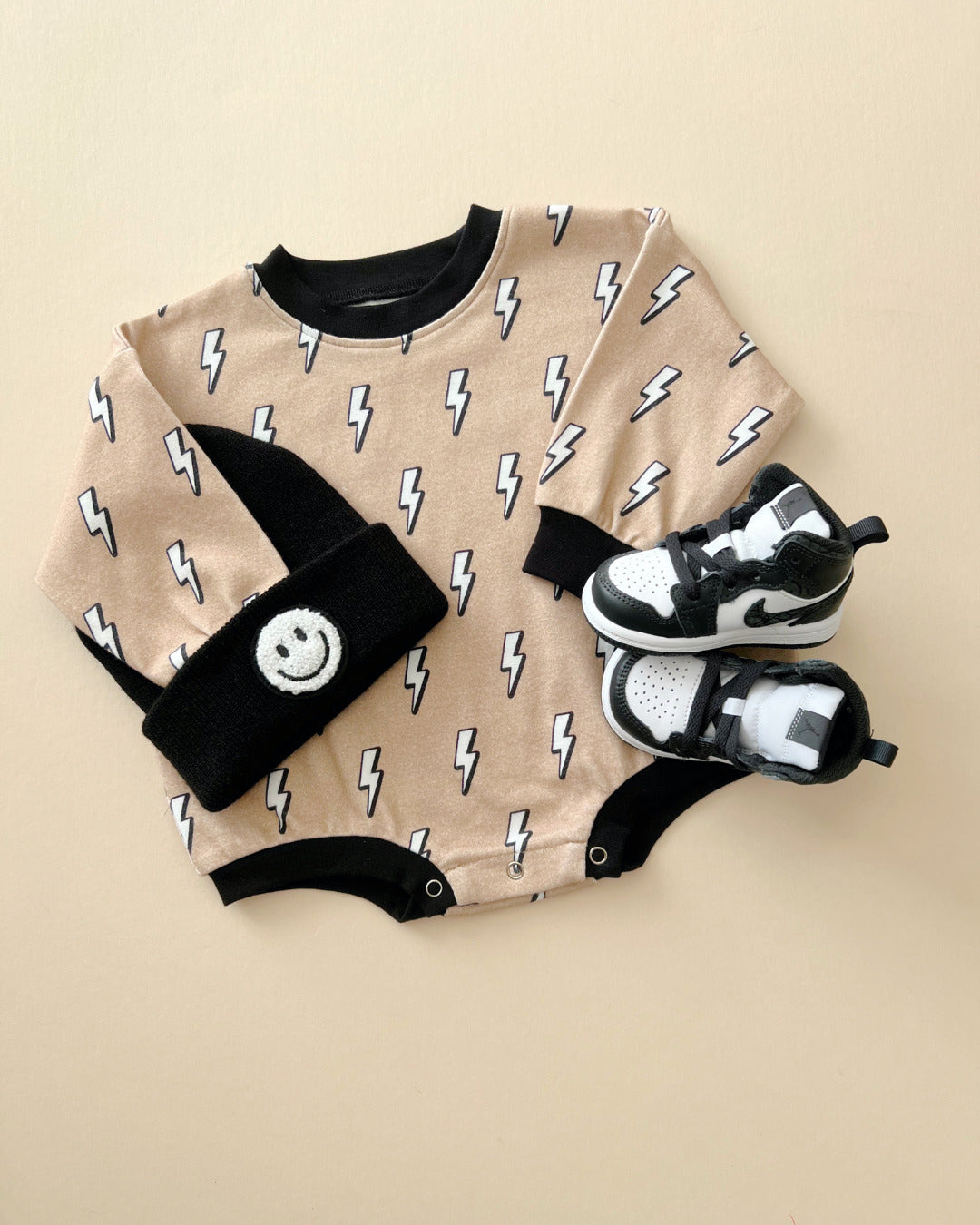 Bubble Romper | Lightning Bolt - HoneyBug