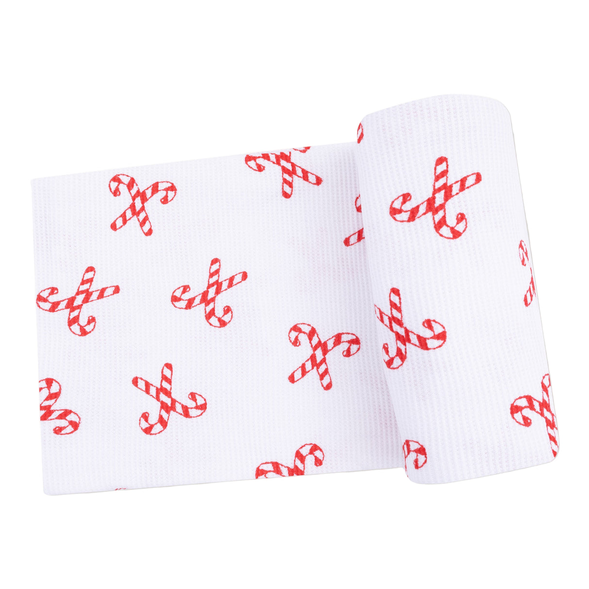 Swaddle Blanket - Candy Canes - HoneyBug