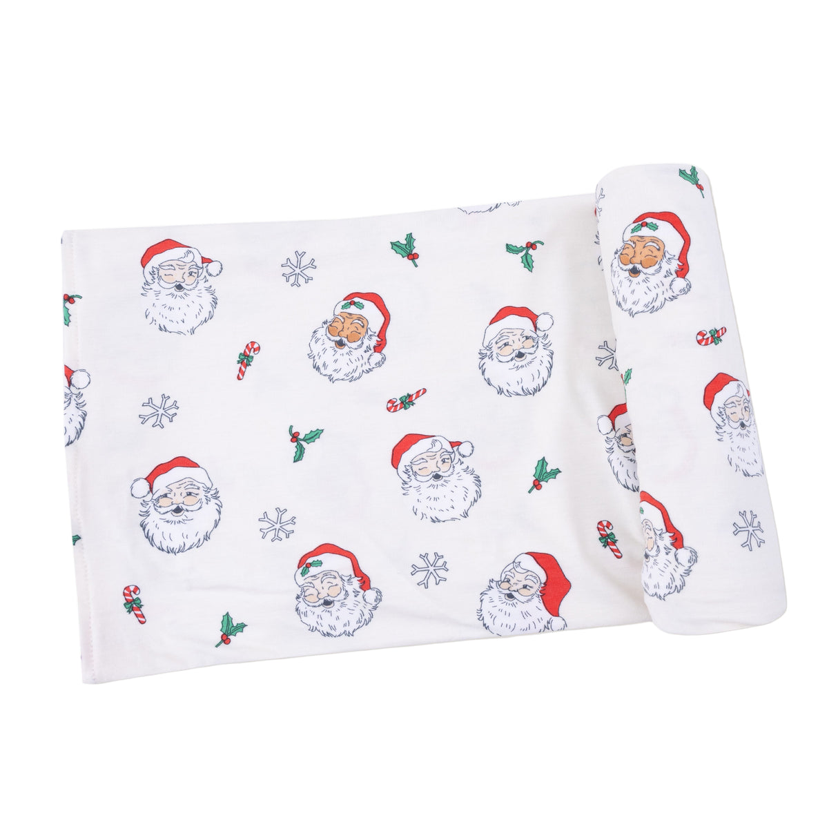 Vintage Santas - Swaddle Blanket - HoneyBug