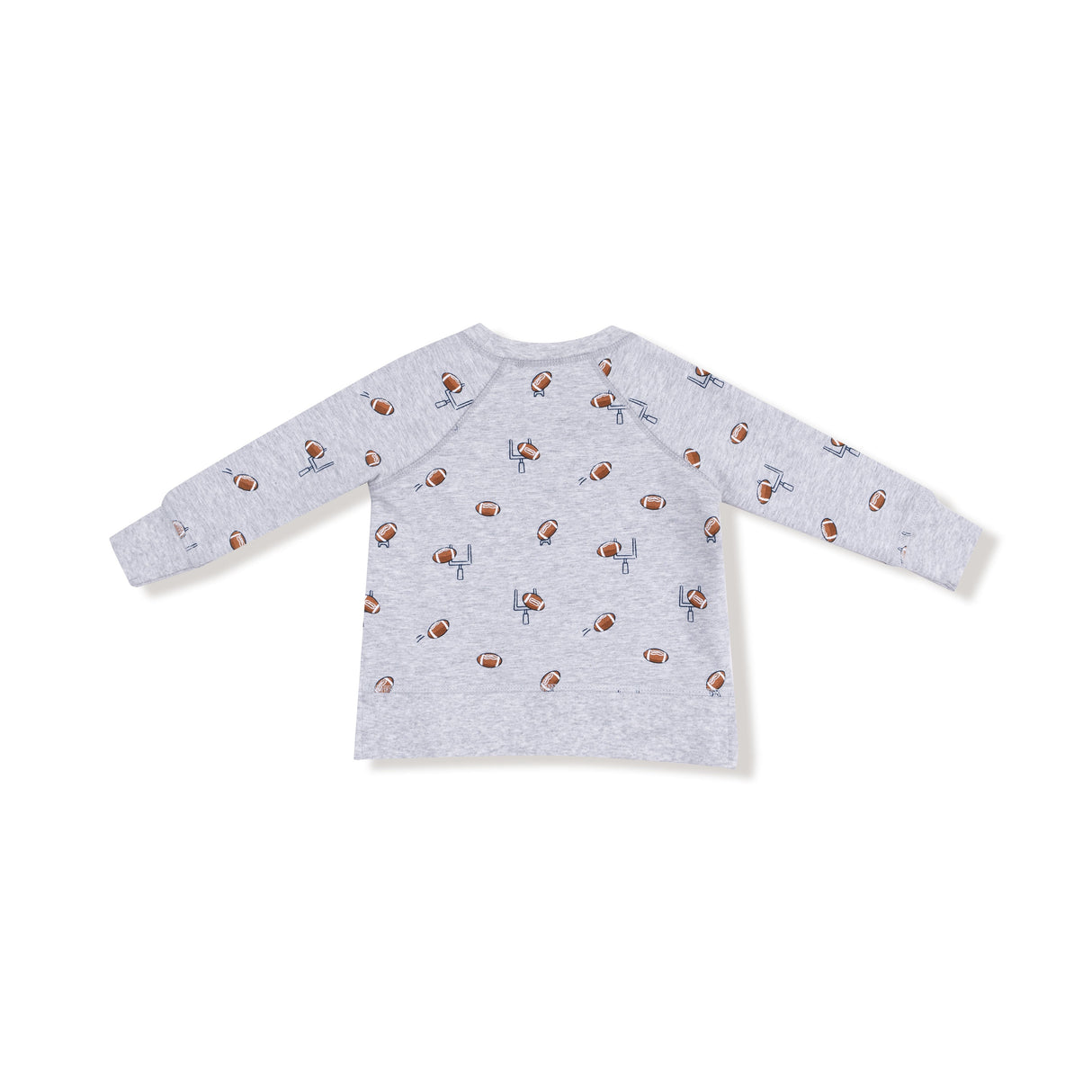 Raglan Sweatshirt and Jogger Set - Football Field Goal - HoneyBug