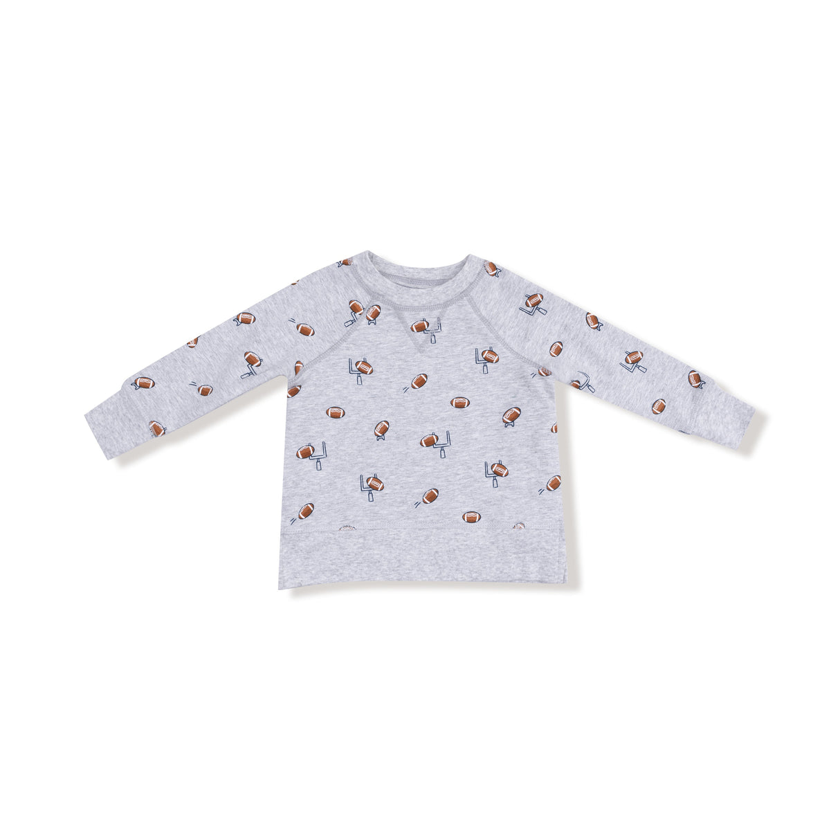 Raglan Sweatshirt and Jogger Set - Football Field Goal - HoneyBug