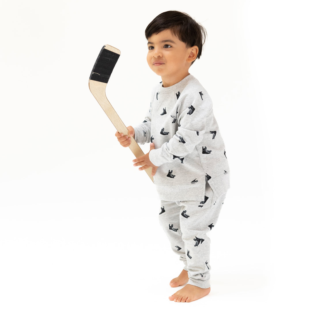 Raglan Sweatshirt and Jogger Set - Hockey - HoneyBug