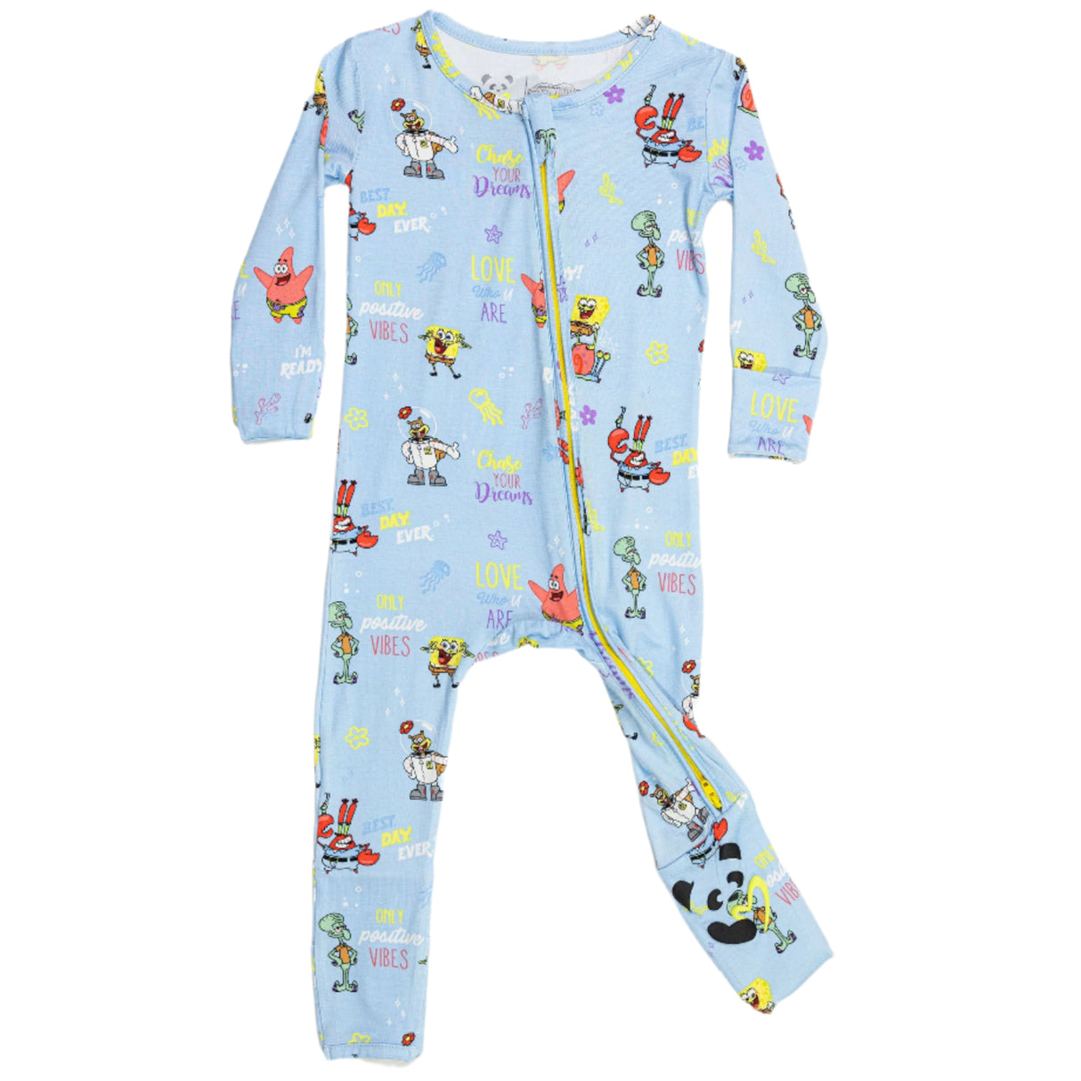 SpongeBob SquarePants: Good Vibes Bamboo Convertible Footie - HoneyBug