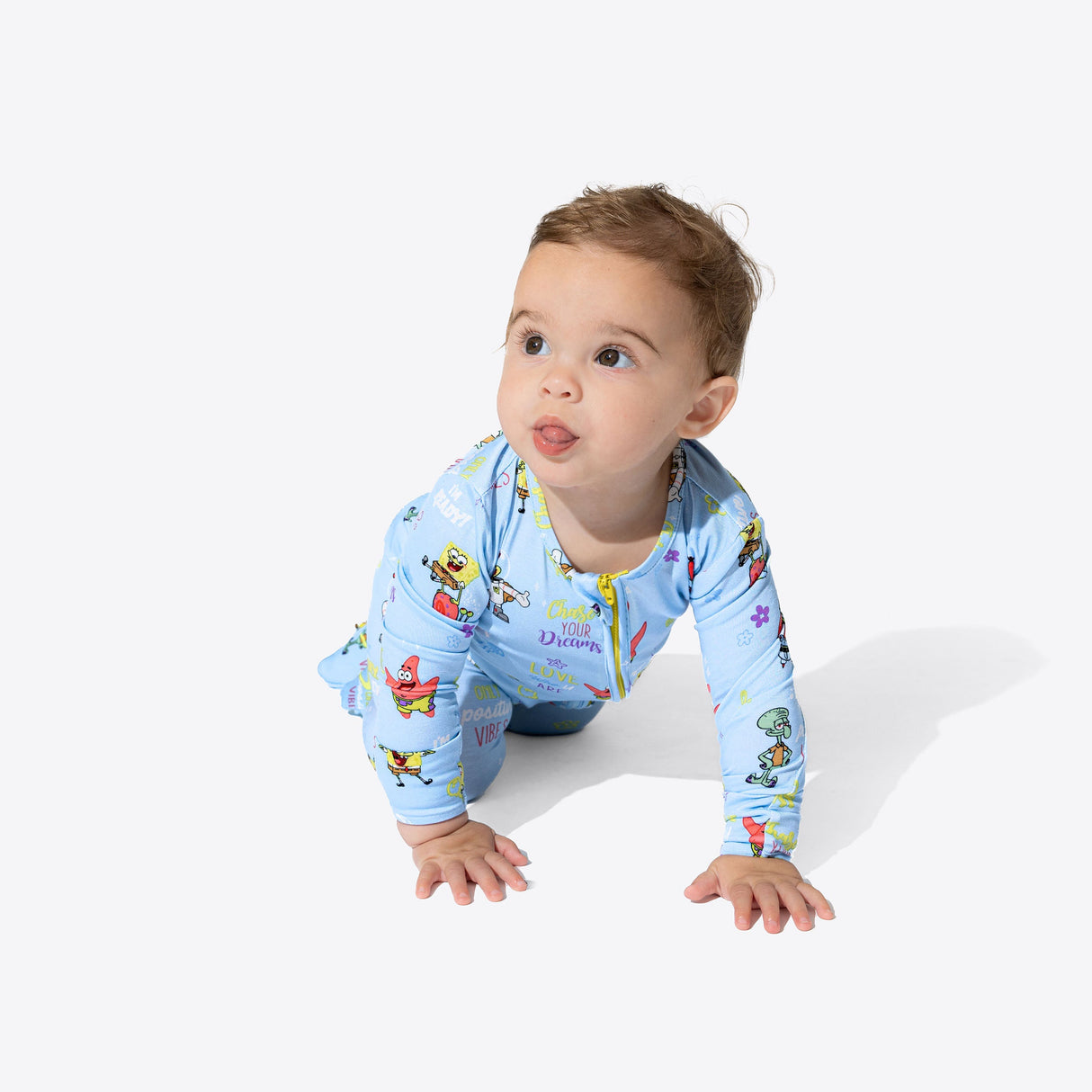 SpongeBob SquarePants: Good Vibes Bamboo Convertible Footie - HoneyBug
