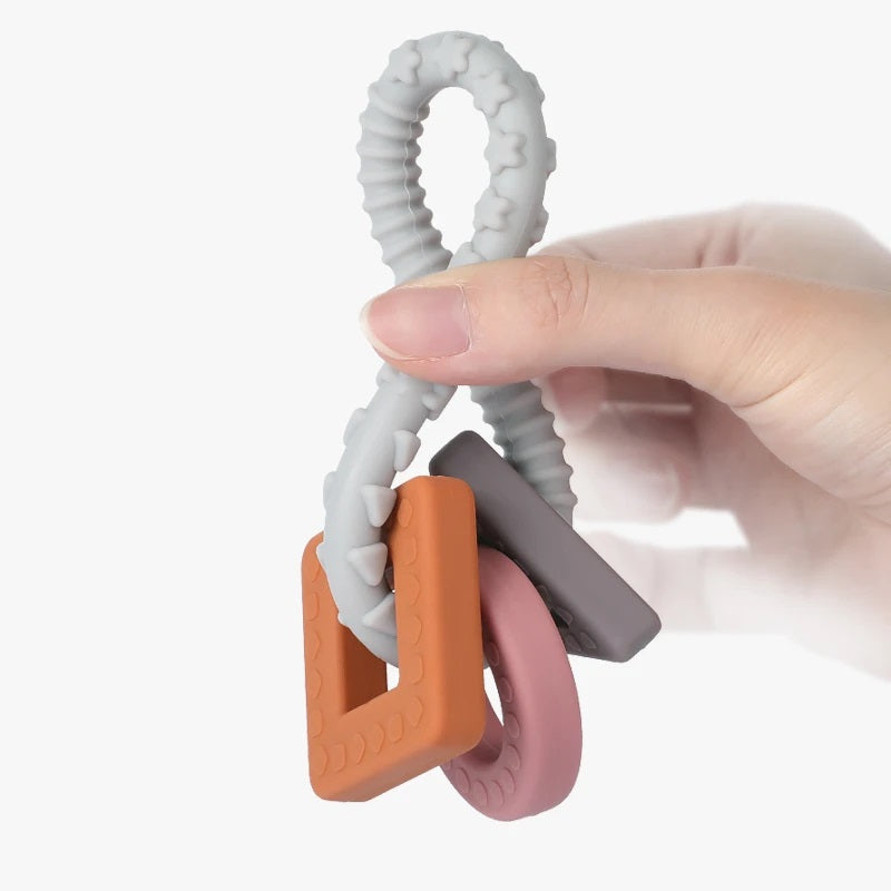 Haakaa Silicone Teething Ring - HoneyBug