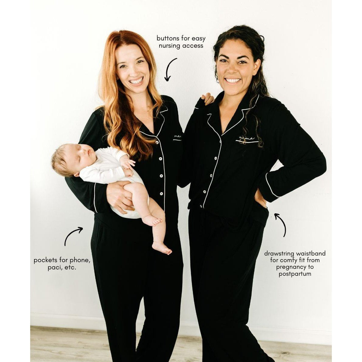 Long Mama Pajamas - HoneyBug