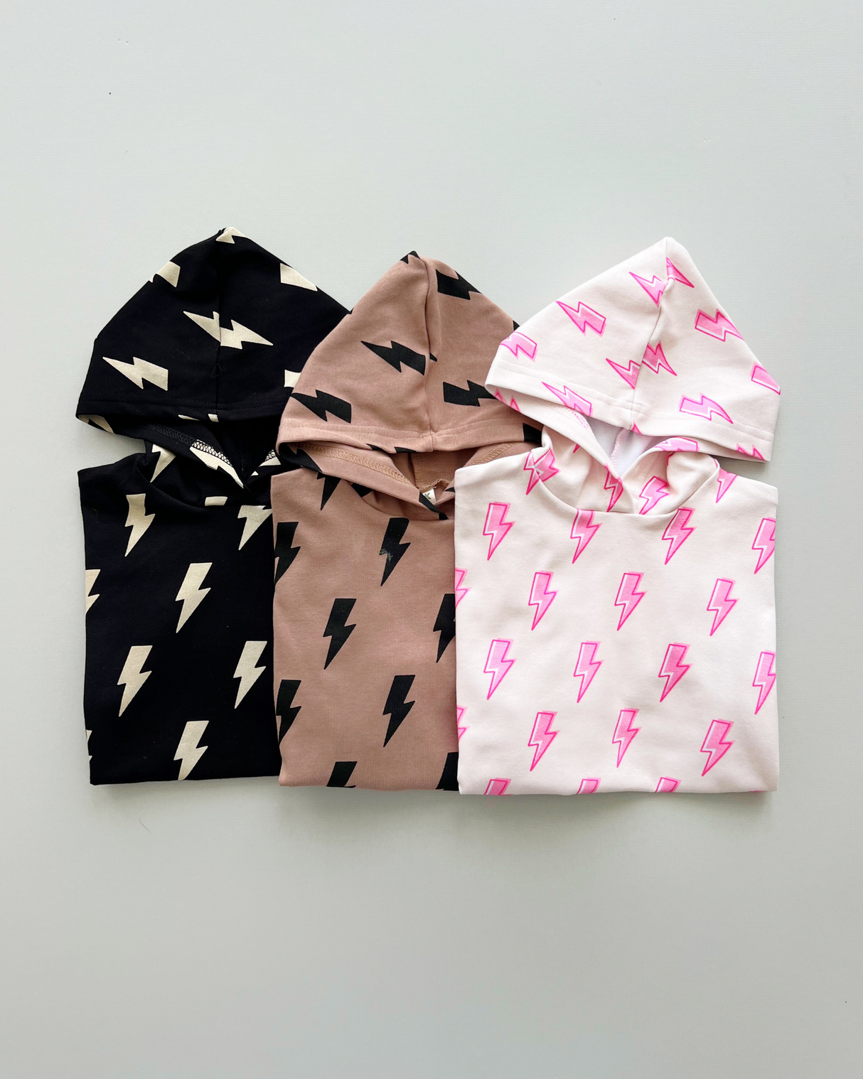 Hooded Bubble Romper | Mocha Bolts - HoneyBug