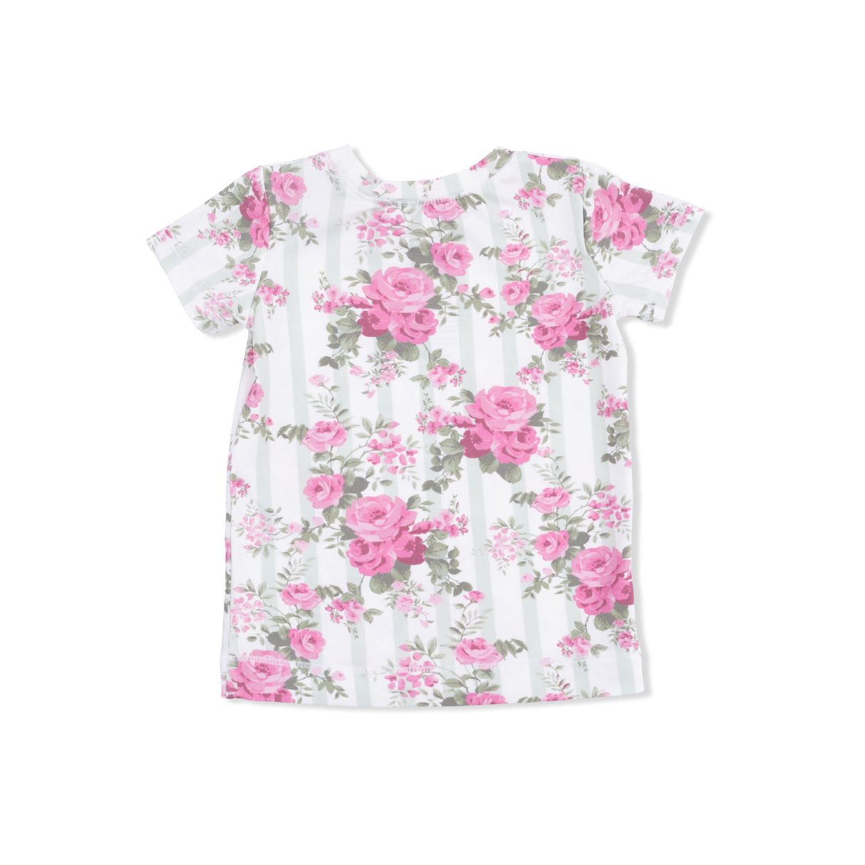 Cabbage Rose Stripe - Loungewear Short Set