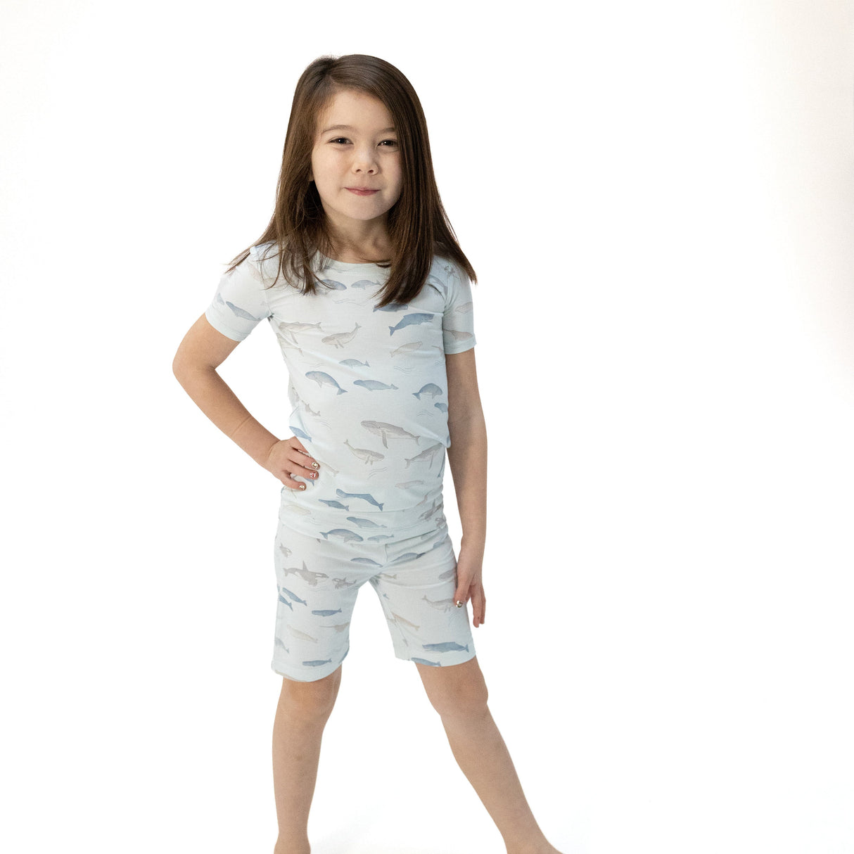 Little Whales - Loungewear Short Set