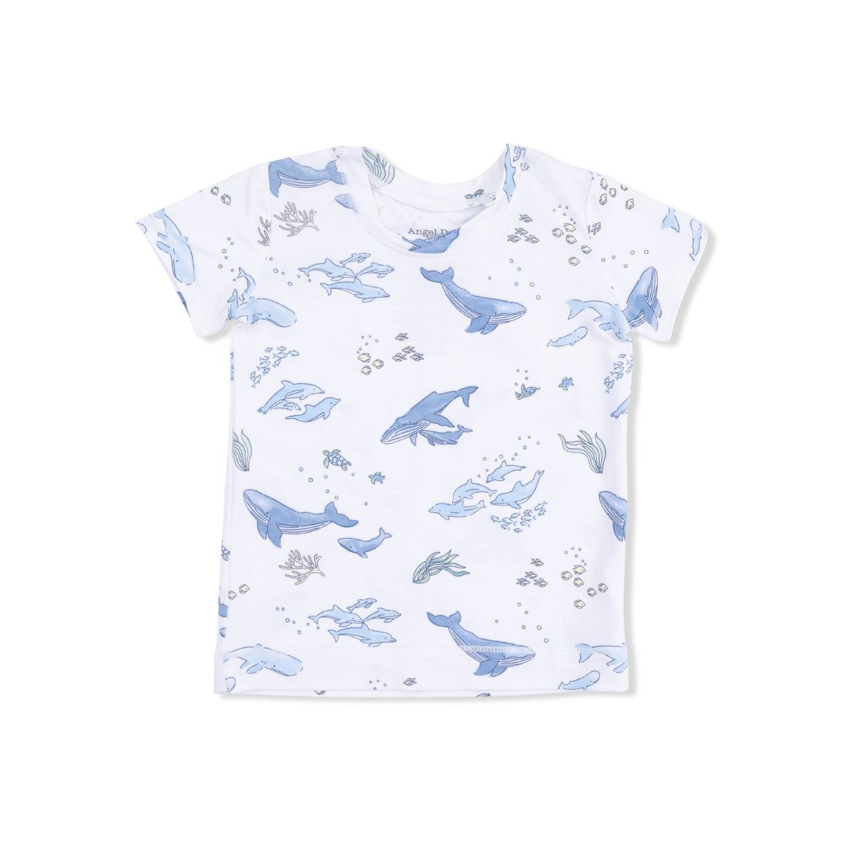 Watercolor Blue Whales - Loungewear Short Set