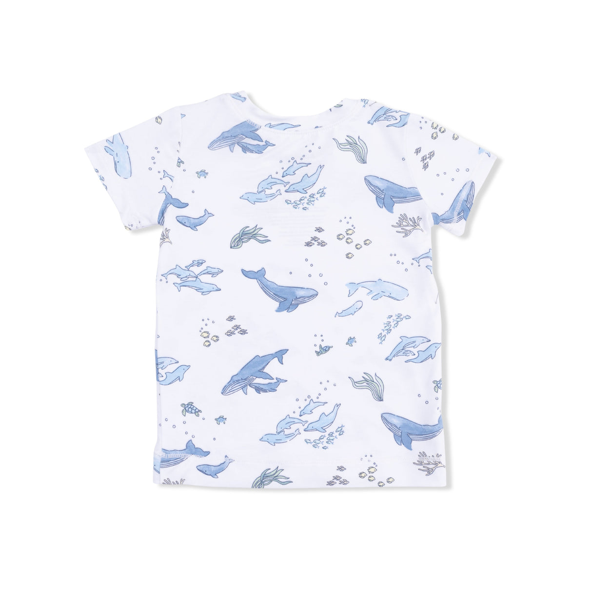Watercolor Blue Whales - Loungewear Short Set