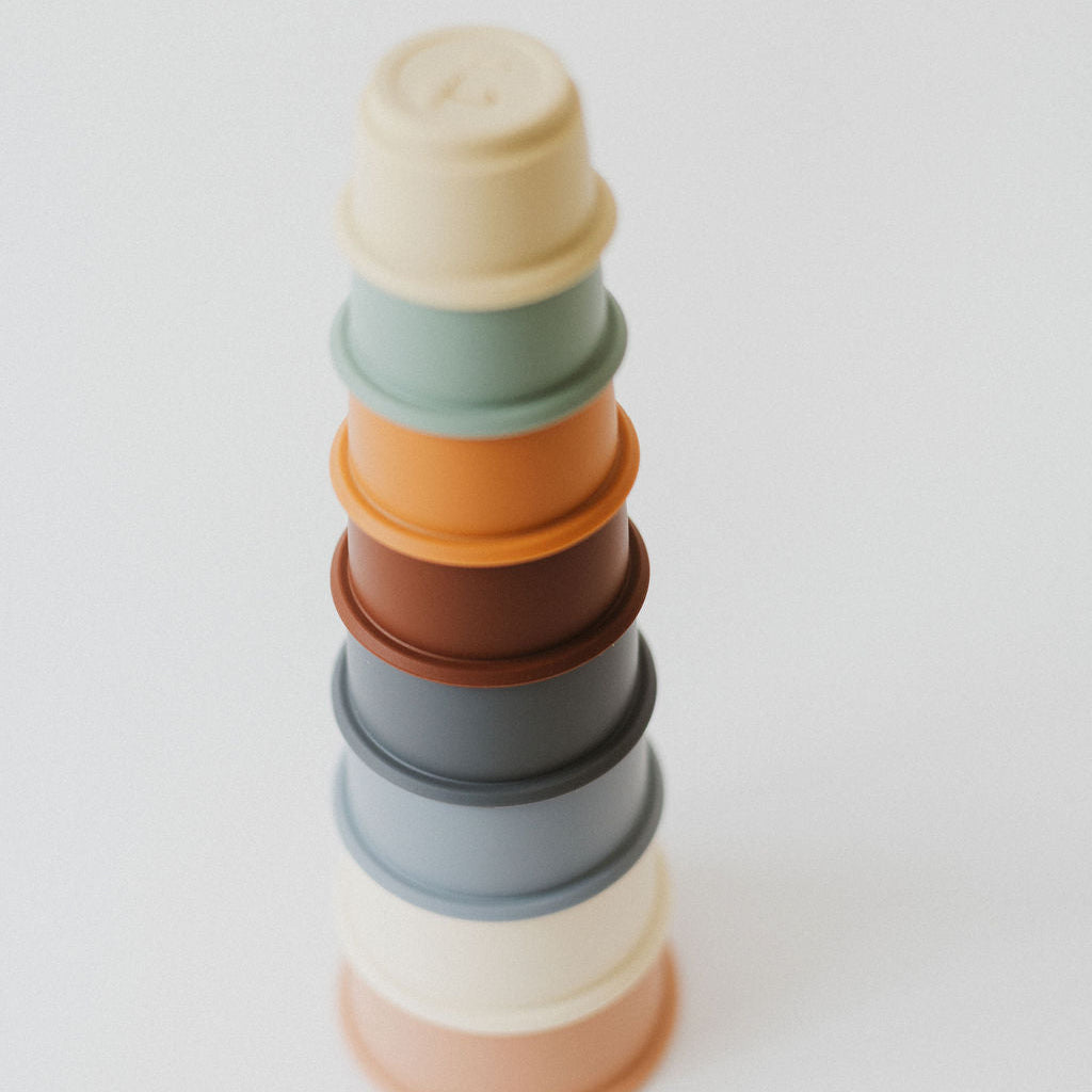 Silicone Cup stacking toy/Stacking toy