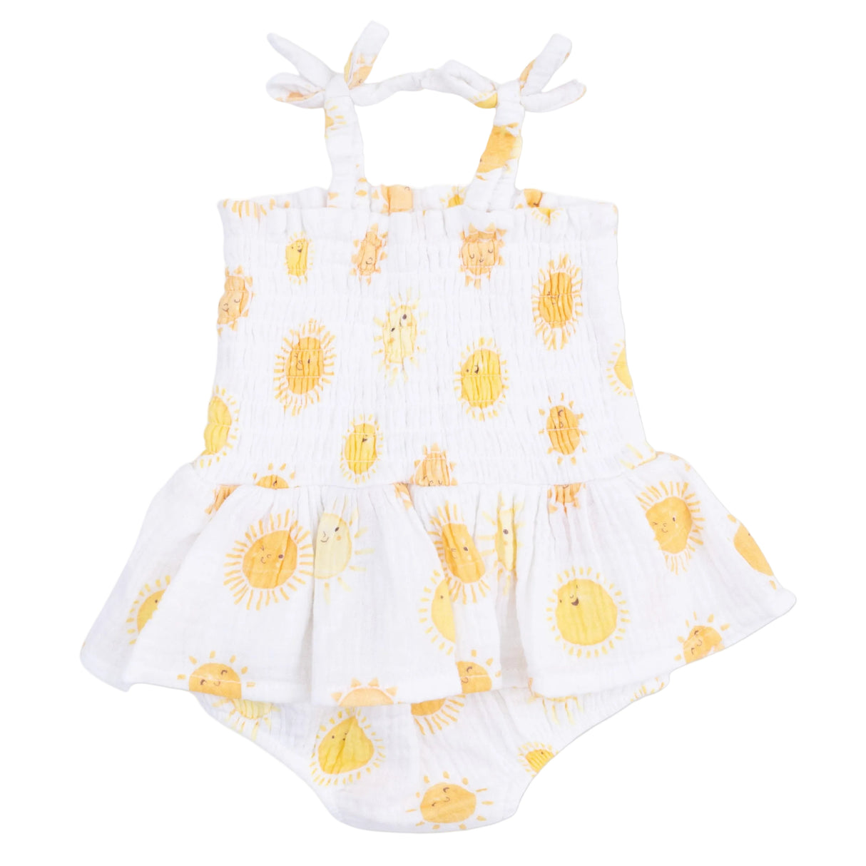 Happy Suns - Smocked Bubble with Skirt