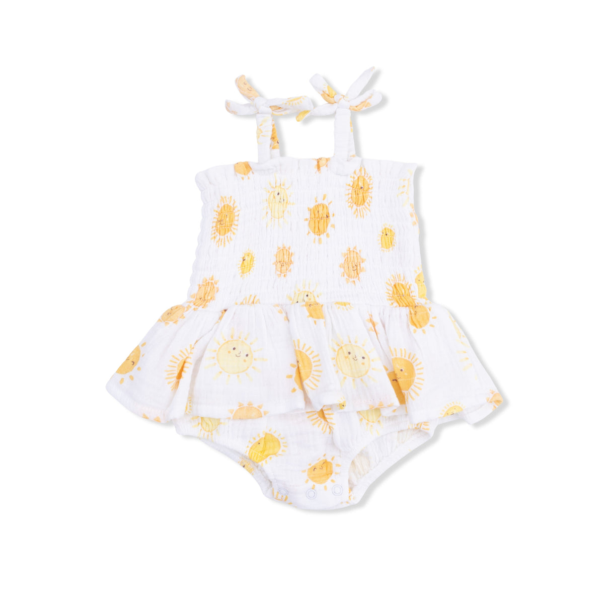 Happy Suns - Smocked Bubble with Skirt