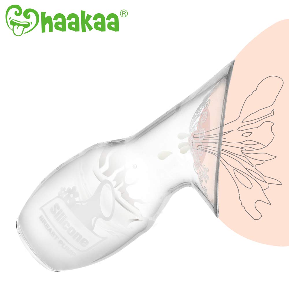 Haakaa Generation 2 Silicone Breast Pump with Suction Base 4 oz 1 pk - HoneyBug
