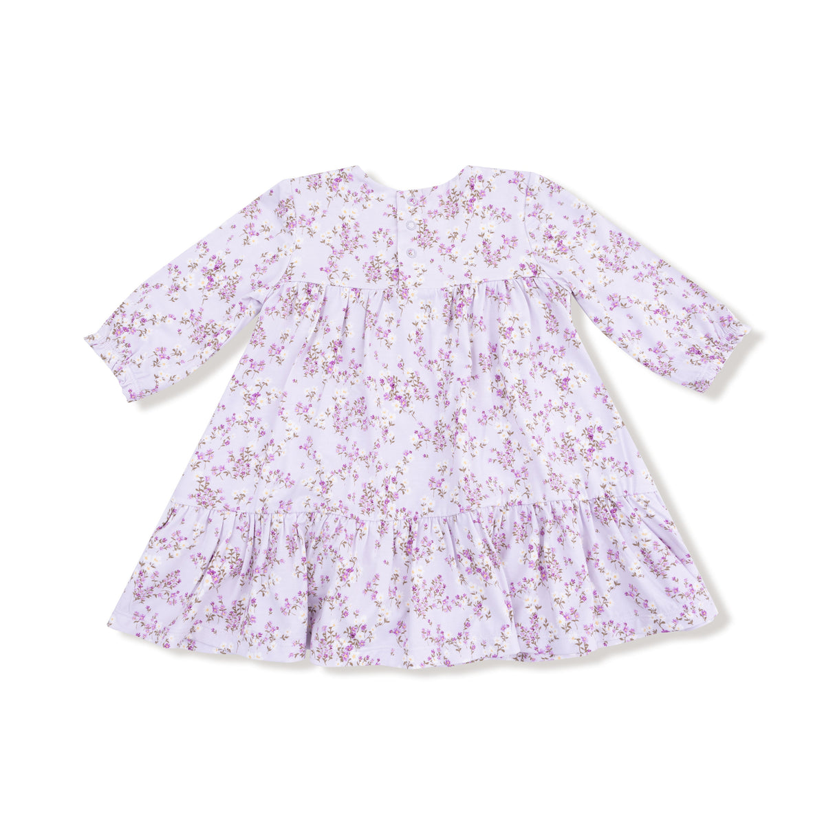 Smocked Ruffle Long Sleeve Tiered Dress + Leggings - HoneyBug