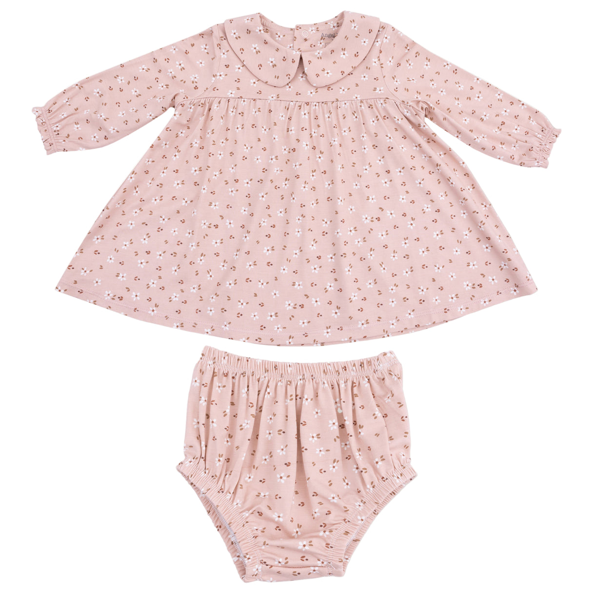 Long Sleeve Dress + Diaper Cover - HoneyBug
