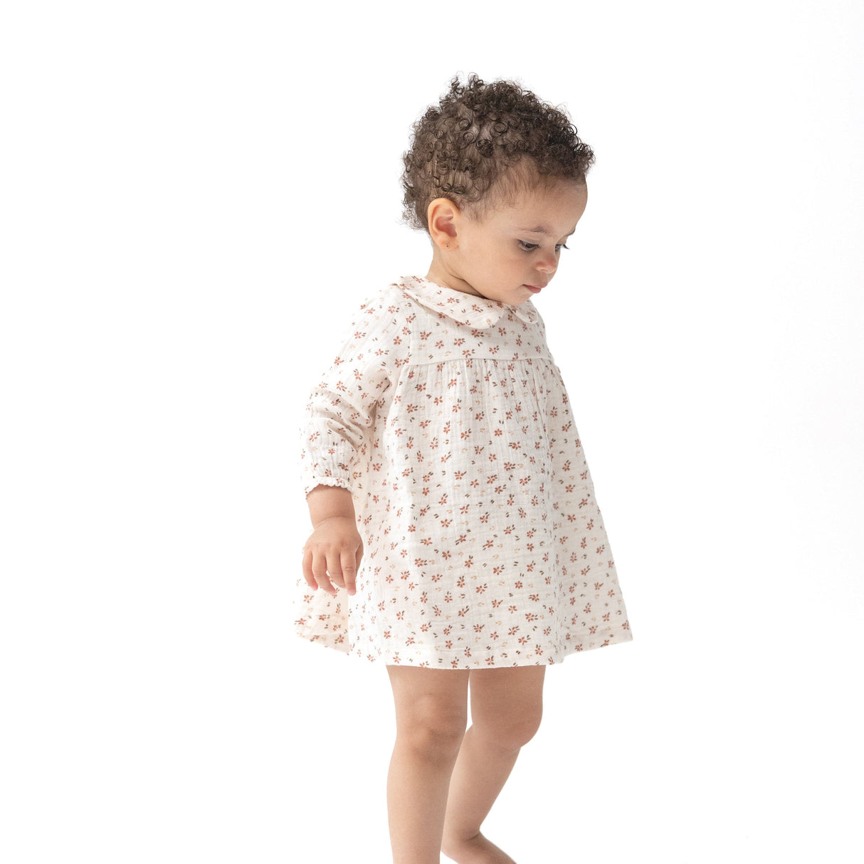 Long Sleeve Dress + Diaper Cover - HoneyBug