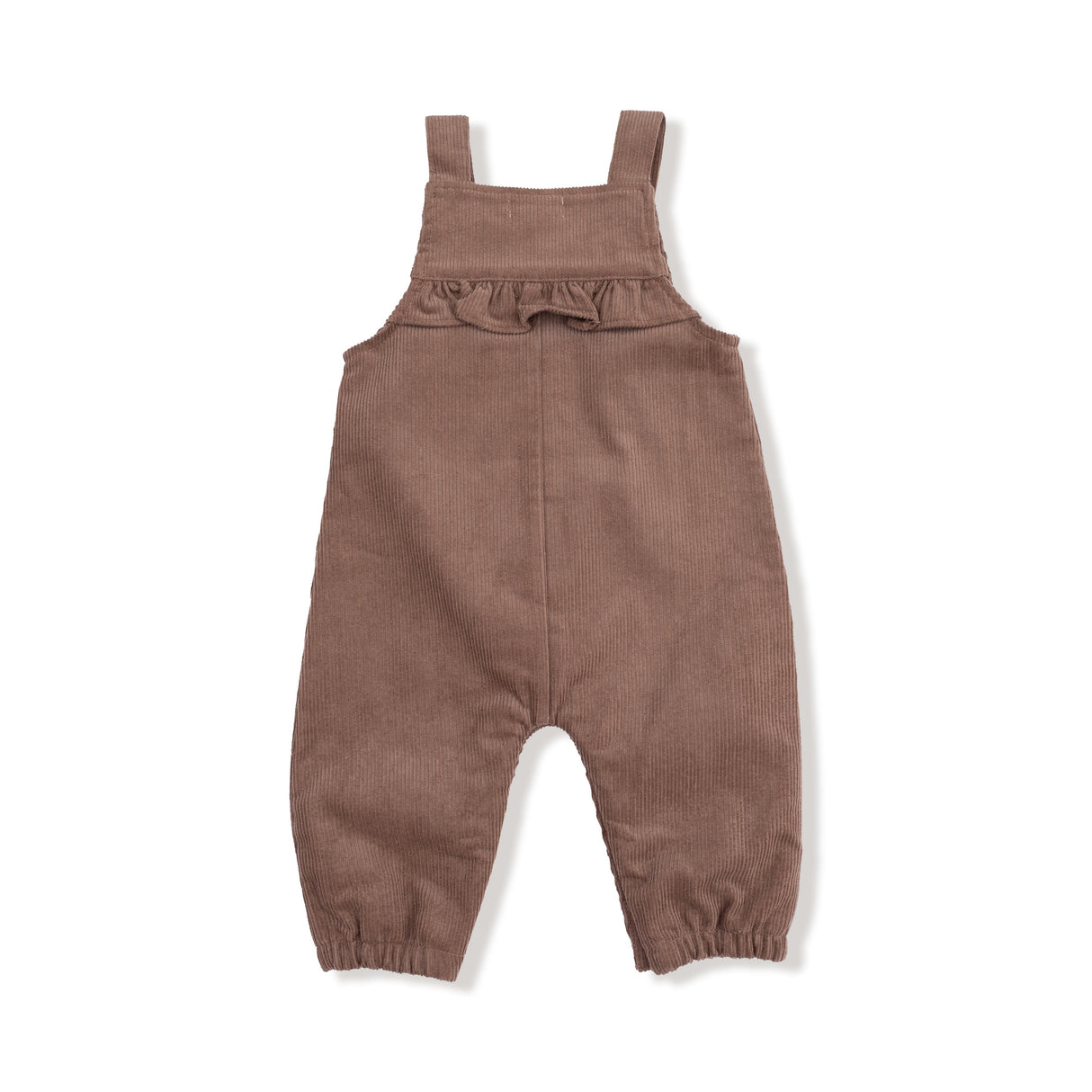 Yoke Ruffle Overall - HoneyBug
