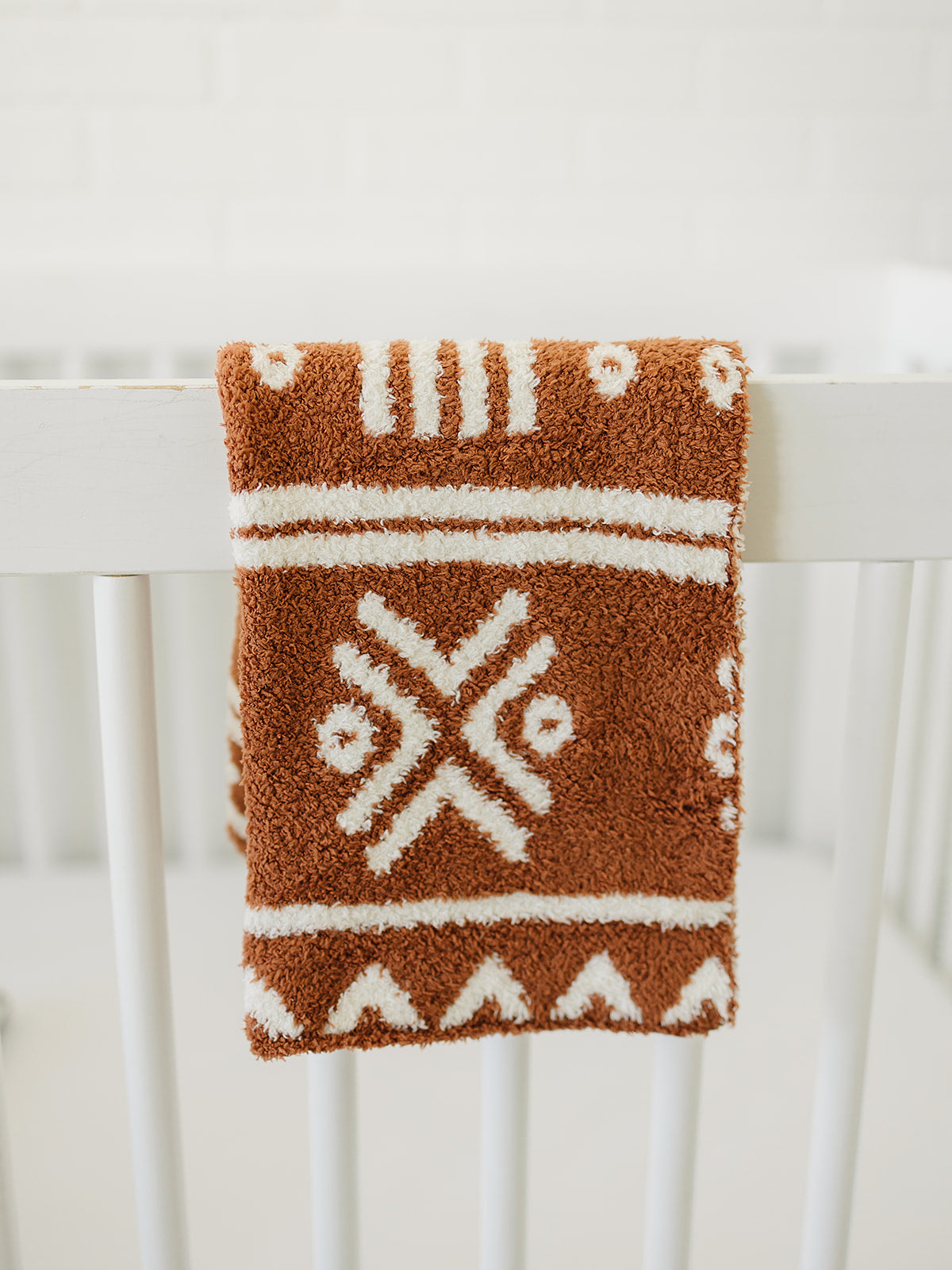 Rust Alpine Plush Blanket - HoneyBug
