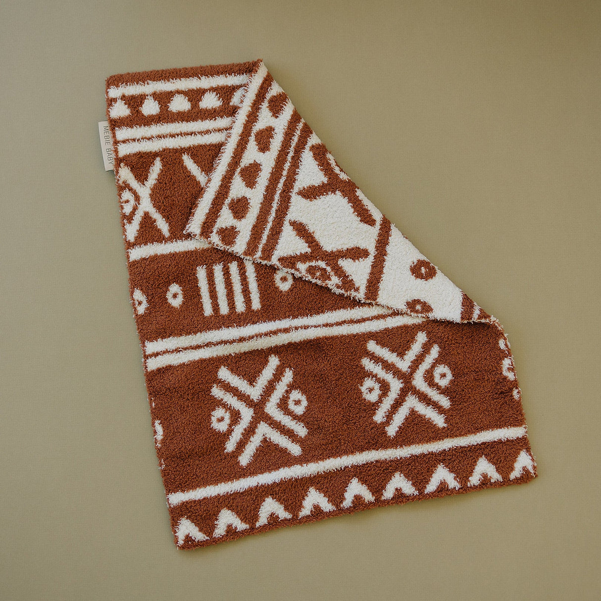 Rust Alpine Plush Blanket - HoneyBug